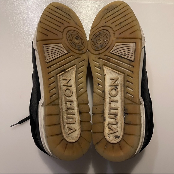 Louis Vuitton trainer low black monogram eclipse leather US11 men’s sneaker - Picture 10 of 15